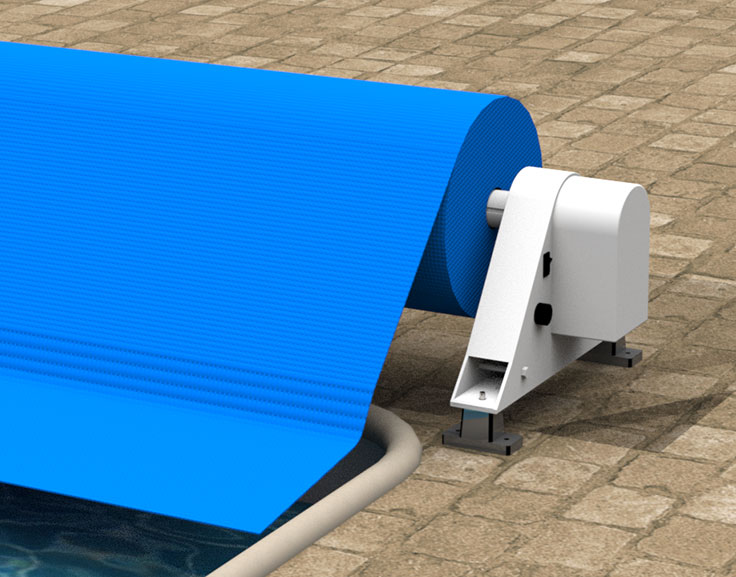 Automatic Pool Covers  Pool Cover Reel / Roller for Inground Pools